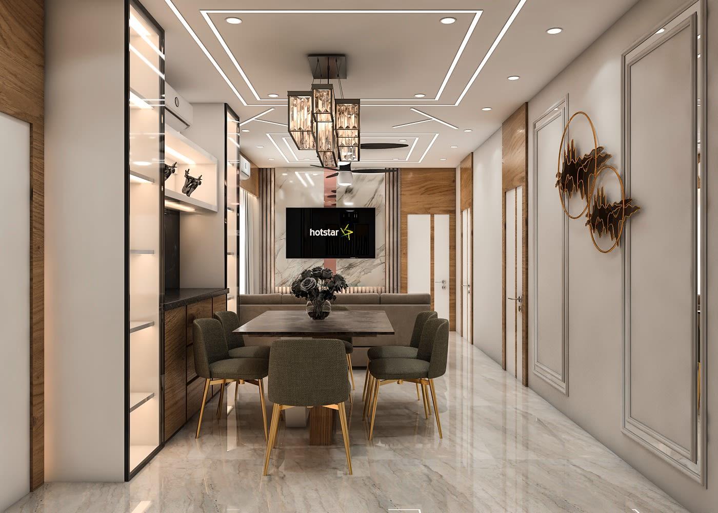Living Room — Lighting interior design by Royal Decor