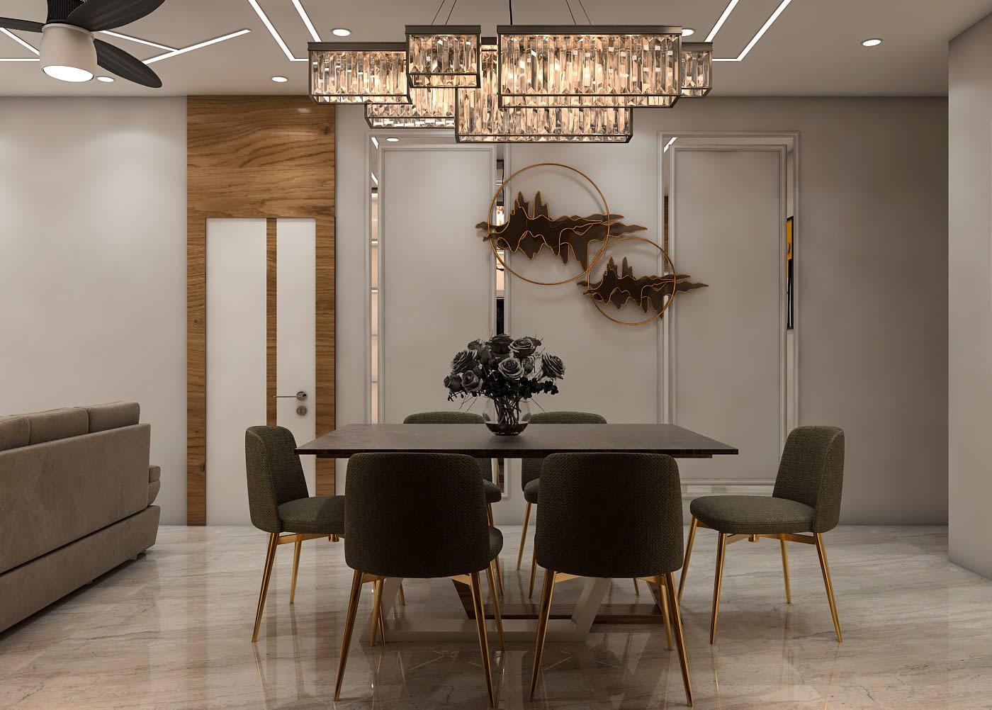 Dinning Area — Residential interior design by Royal Decor