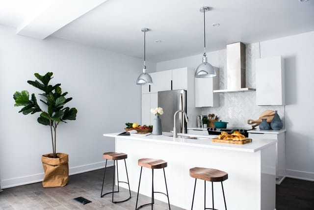 Stylish modular kitchen interior